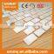 Foshan wholesale 10*20mm mesh pure white river shell mosaic background wall tile