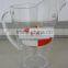 H503 1.5liter logo customized clear acrylic 60oz drinking jug