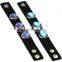 Wholesale Glass Nebula - Galaxy Space - Novelty Leather Metal Cuff Buttons Bangle Bracelet