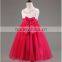 Hot selling wholesale big bowknot boutique girls chiffon princess evening dresses china TR-WS28