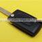 100% 3 button 407 flip plastic key peugeot 407 remote key covers CE0536 no logo
