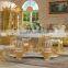 Gothic furniture- Handwork Gilding golden foil royalty dining table-french provincial furniture dining table                        
                                                Quality Choice