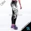 Women's Active Style Elastic Waist Colorful Quick Dry Elephant Print Sport Leggings