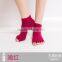 Custom Women Non-slip Yoga Pilates Socks with Grip Cotton Yoga Socks with Grip