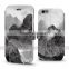 OEM Custom Design High Quality Waterproof Wallet Flip Leather Case for Apple iPhone 6 plus 6s plus