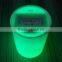 4 inch flameless color changing pillar glittle led candle for bar or party