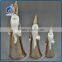 antique christmas crafts ceramic standing santa claus figurines with tree