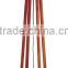 newest design wood floor lamp in red painting tripod base with square fabric lampshade                        
                                                Quality Choice
