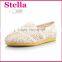 Cream white canvas shoes women crochet shoes