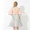 thailand fashion dress neck boat off shoulder tops for women ladies girls knee lenth skirts latest suit