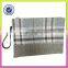Hot sale polyester handbag clutch cosmetic bag for checked bag