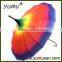 Fashion Pagoda Parasol Umbrellas Leopard/ Lace Edged/ Rainbow