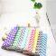 Promotional ecofriendly stripe paper straws