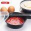 Small disposable takeaway plastic sauce container