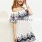 Dresses latest women girl design fashion photos White Embroidered Ruffle Off The Shoulder Dress