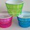 Recycle plastic colorful ice Waffle Ice Cream Dish