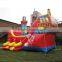 pvc tarpaulin inflatable pirate ship bounce water slide for sale