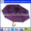 high quality OEM and ODM umbrella supplier offer comfortable wooden handle & shft umbrella with double layer