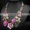 Colorful Flower Necklace For Women Fashion Necklace Collar Jewelry New Design