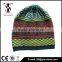 Two size jacquard knitted men beanie fashion hat