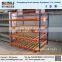 New Products 2016 China Supplier Gravity Flow Storage Warehouse Mobile Carton Goods Long Span Shelving