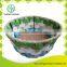 Retail good quality green round fruit paper basket