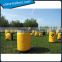 Yellow color inflatable paintball bunker, a set of inflatable barrier game,giant inflatable barrier bag