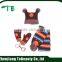 custom scarf gloves and beanies set for sale