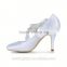 TOP SALE BEST PRICE!! Good Quality bowknot lace bridal shoes from manufacturer