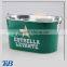 galvanized beer cooler ice bucket