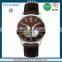 FS FLOWER - SWA037 Miyota Mechanical Automatic Movement Watches 316L Stainless Steel Sapphire Glass Genuine Leather Strap