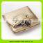 16907 China suppliers golden colour handmade leather wallet