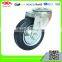 80mm Roller bearing rubber caster wheel for light industry