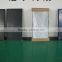 Transparent thin film solar panel collector for pool water heater system