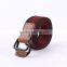 2016 Hot Sale Different Styles Mens Canvas Knitted Belt With Double Ring Buckle