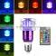 Romantic Crystal LED Light Bulb Colorful Lamp E27+ 24 keys Remote