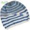 Promation/quality Striped Kniting Bobble Hat/Custom Beanie Hat/wool and Acrylic Blend Fabric for Pom Beanie/ski Cap for Woman