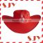 100%polyester cheap promotional foldable custom printed cowboy hat