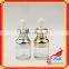 30ml blue flat shoulder electro chemical aluminum dropper bottle GSB-021R
