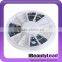 Nail flat rhinestone black and crystal AB color