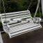 New design hot sale Cast Aluminum couple set outdoor patio swing chairs