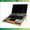 Natural Eco-Friendly Bamboo Cooling Vented Laptop Desk/Table Stand Up