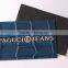 Black green vernis leather custom patch with different colors