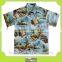 custom-made soft fashion printed men's hawaiian shirt