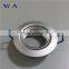 aluminum brushed silver gu10 mr16 spot light ceiling lamp holder