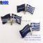 China factory price brass gold plated flat epoxy metal lapel pin