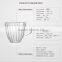  supplier high borosilicate glitter cup mugs for 300ml