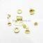9*9.5*5mm Custom Decoration Brass Metal Tubular Rivets