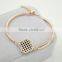2015 Hotting sale good lucky four leaf clover bracelet jewelry , women clover bracelet as gift