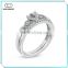 Lowest Price gorgeous silver heart wedding ring